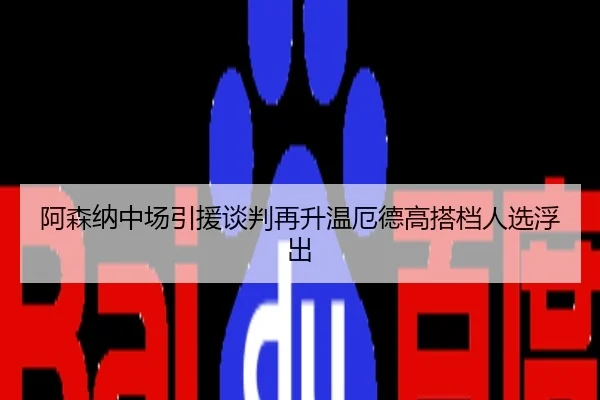 阿森纳中场引援谈判再升温厄德高搭档人选浮出